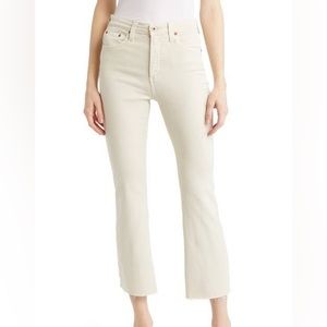 AG Off-White Jodi Crop Jean